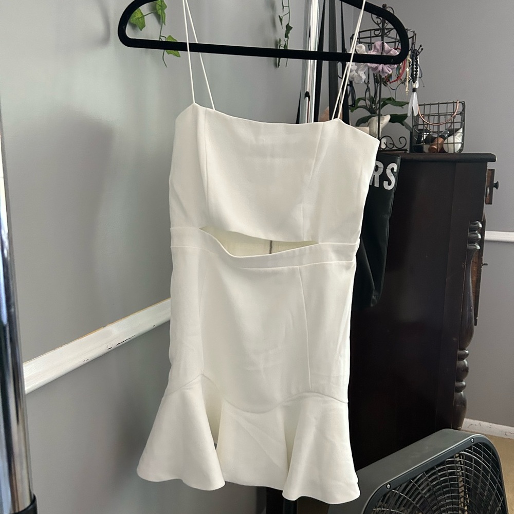 White fox boutique cut out mini dress